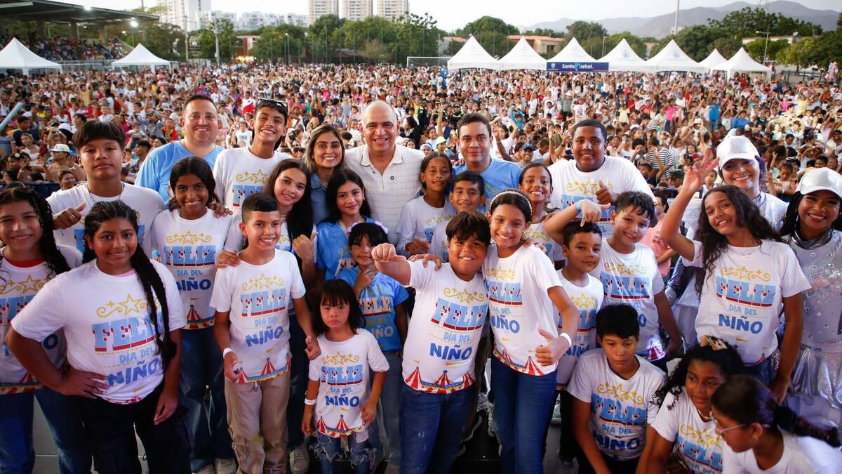 Más de 12 mil niños en Santa Marta participaron de la celebración de su día