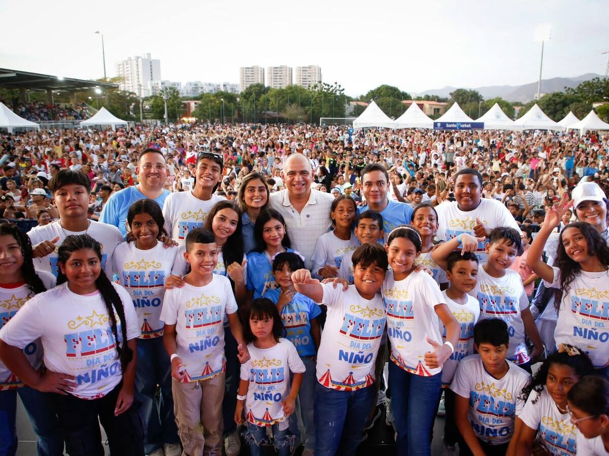 Más de 12 mil niños en Santa Marta participaron de la celebración de su día
