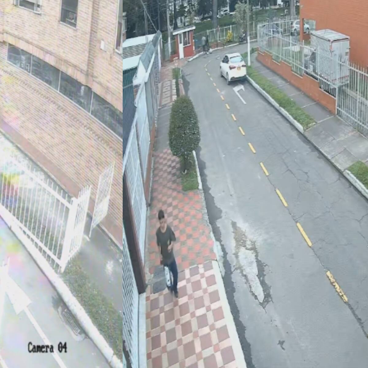 Videos: cámaras muestran cómo habría intentado escapar presunto responsable de ataque a Miguel Uribe