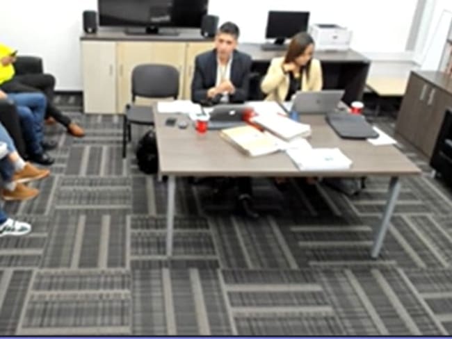 Audiencia asesinato Marcelo Pecci. Foto: Captura de video