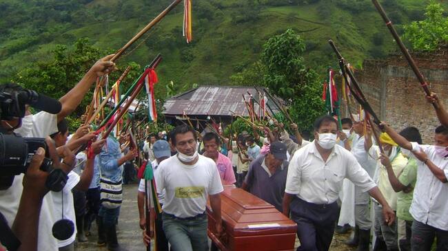 Indígenas Awá Nariño-Archivo. Foto: Colprensa