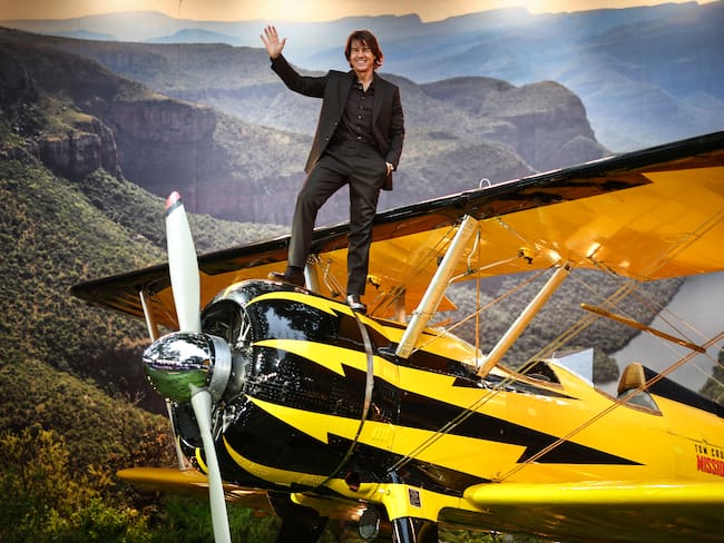 Tom Cruise, actor protagonista de la película 'Misión Imposible'. (Photo by HENRY NICHOLLS / AFP) (Photo by HENRY NICHOLLS/AFP via Getty Images)