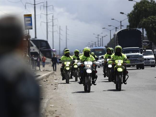 Medidas de seguridad para vías nacionales durante el puente vestivo. Foto: Colprensa