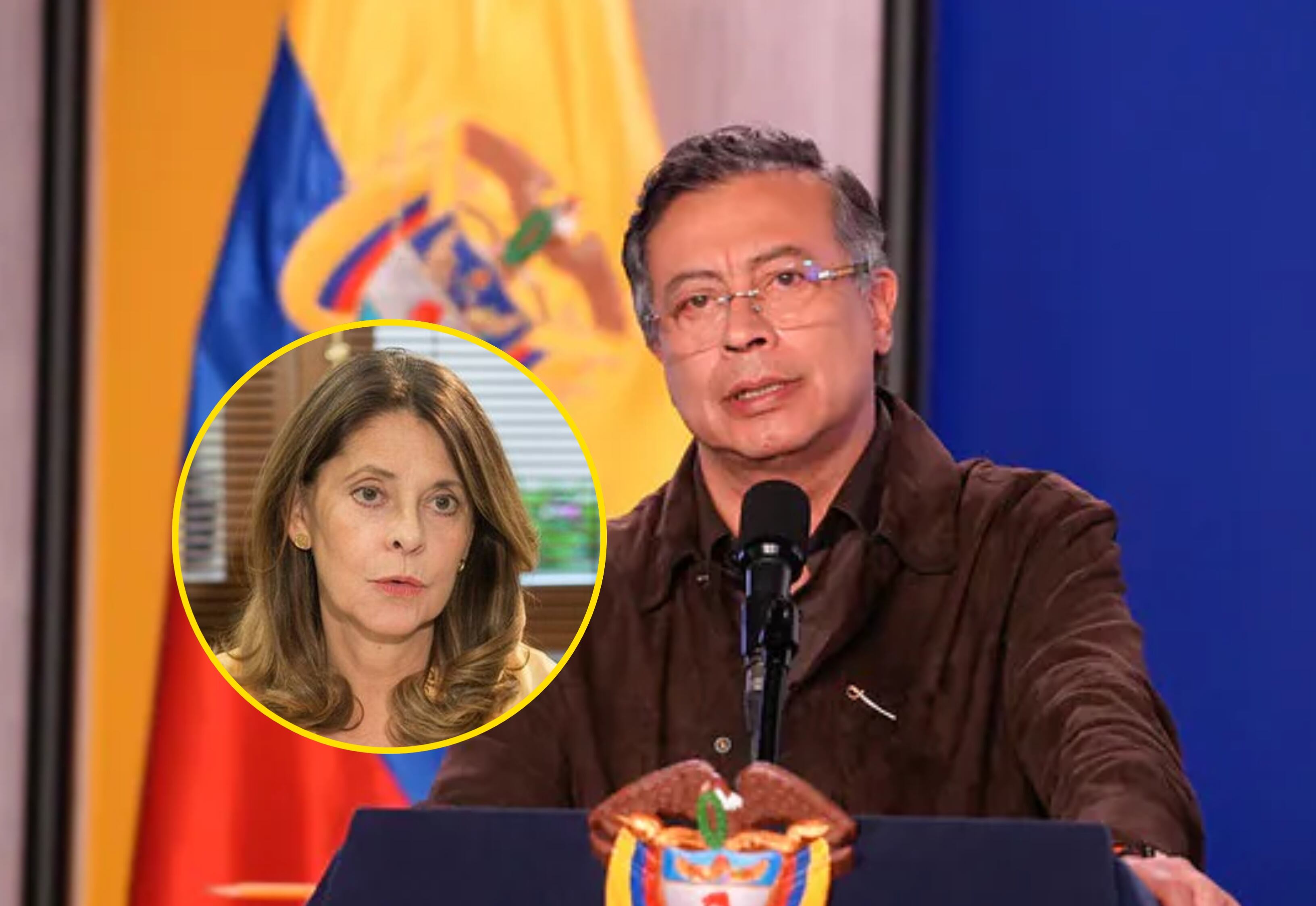 Gustavo Petro y Marta Lucía Ramírez | Foto: Colprensa