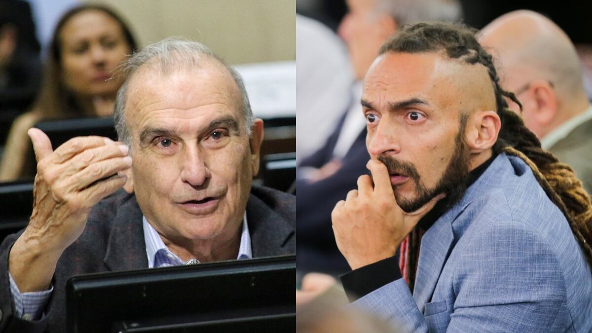 Humberto de la Calle y Daniel Carvalho. Fotos: Colprensa.