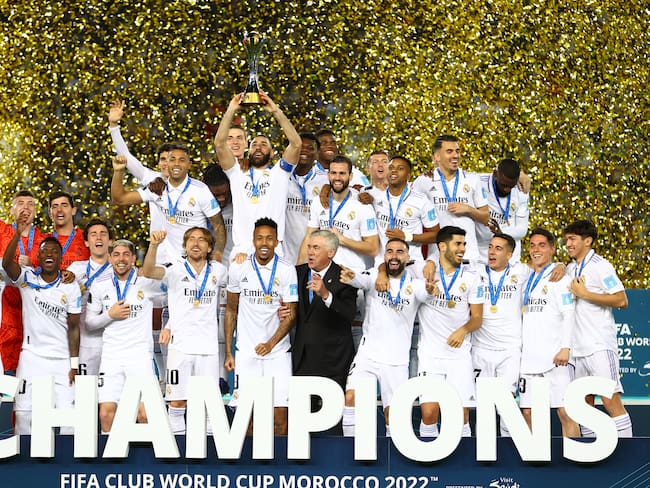 Real Madrid campeón del Mundial de Clubes. 11 de febrero 2023. Foto: Michael Steele/Getty Images.