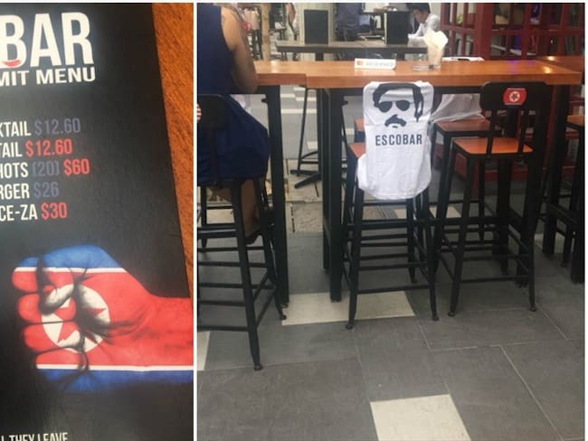 El restaurante de Singapur inspirado en Pablo Escobar