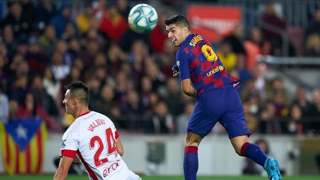 Luis Suárez anotó uno de los mejores goles de su vida . Foto: Getty Images