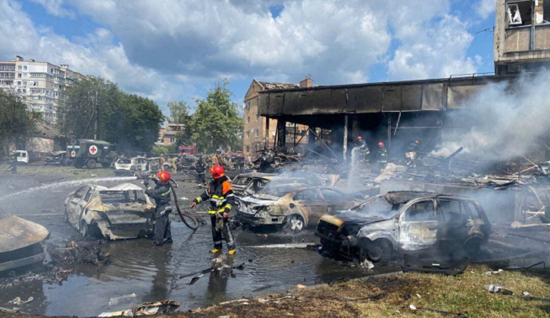 La guerra en Ucrania. Foto: AFP