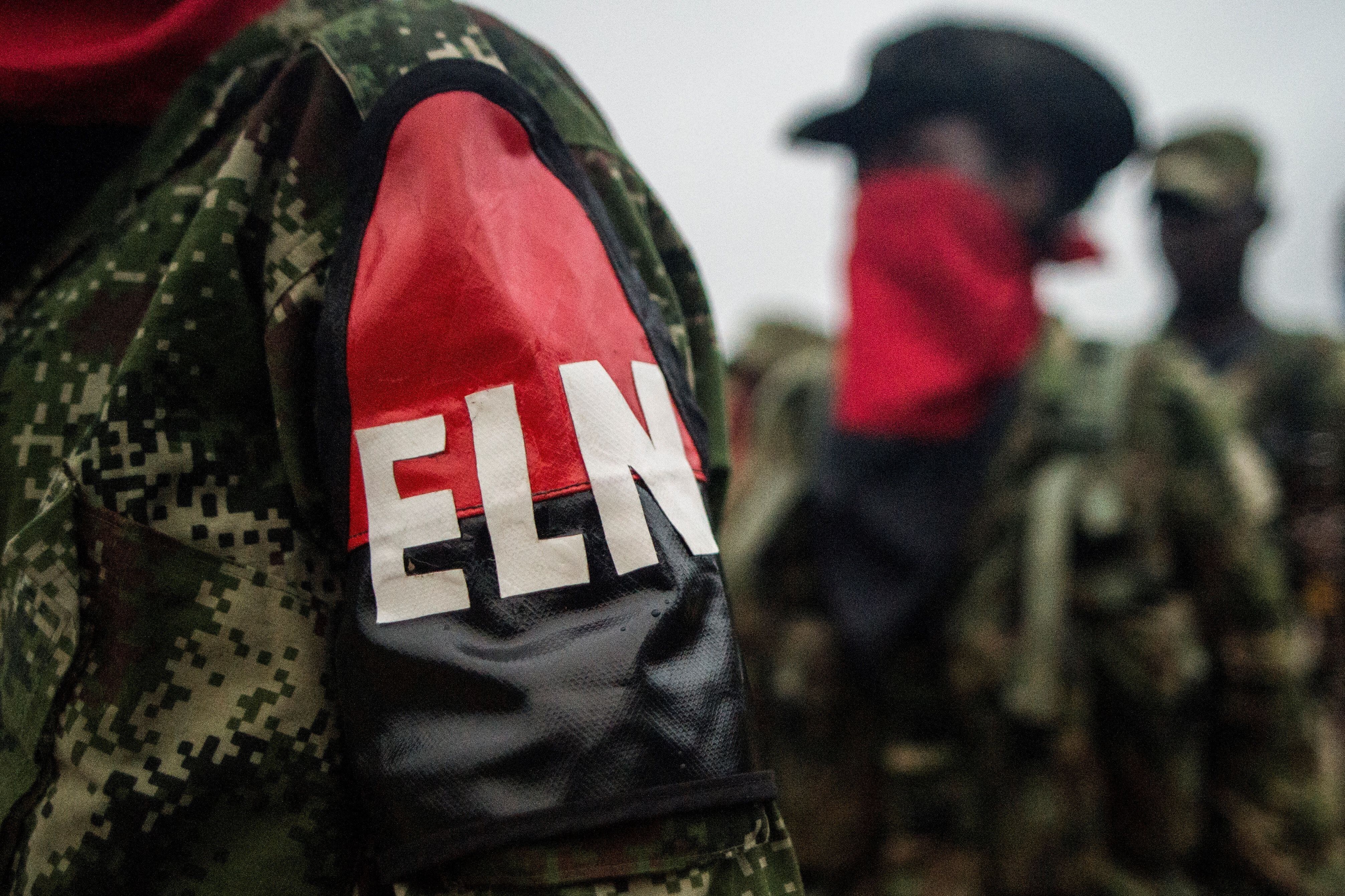 Imagen de referencia del ELN. (Photo by Luis ROBAYO / AFP) / TO GO WITH AFP STORY (Photo by LUIS ROBAYO/AFP via Getty Images)