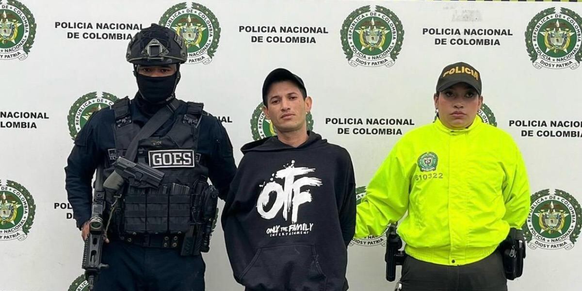 Captura de alias 'Veneco'. Foto: Policía Nacional.