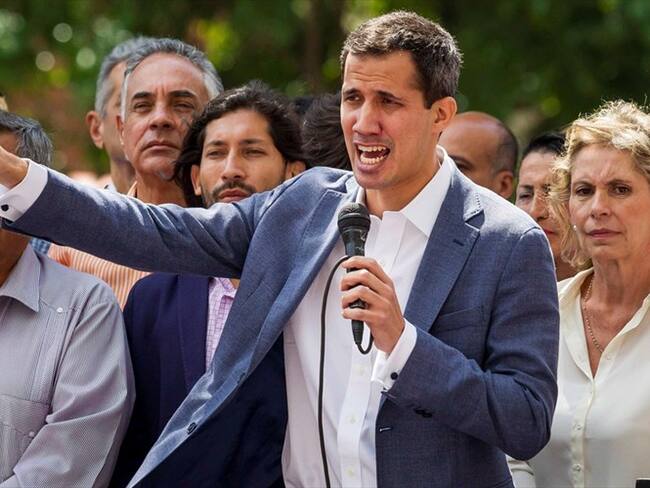 CIDH otorga medidas cautelares de protección a favor de Guaidó en Venezuela. Foto: EFE