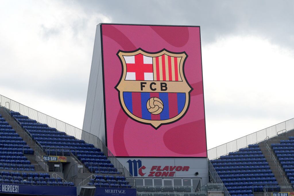 Logo del equipo Barcelona FC. I Foto: Jose L Argueta/ISI Photos/Getty Images.