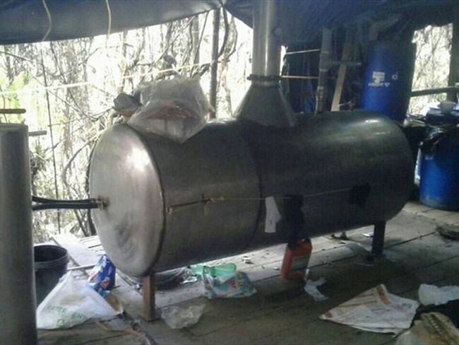 Los propietarios recordaron que un globo de terreno está arrendado a unos reconocidos paperos y que dos trabajadores de la finca abandonaron sus habitaciones el día del allanamiento. Foto: Colprensa