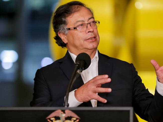 Gustavo Petro, presidente de Colombia. Foto: Colprensa. 