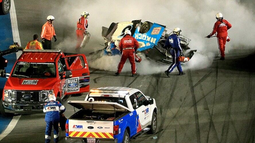 Impactante accidente de Ryan Newman en las 500 millas de Daytona. Foto: Getty Images