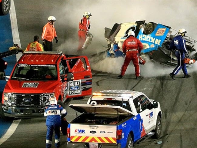 Impactante accidente de Ryan Newman en las 500 millas de Daytona. Foto: Getty Images