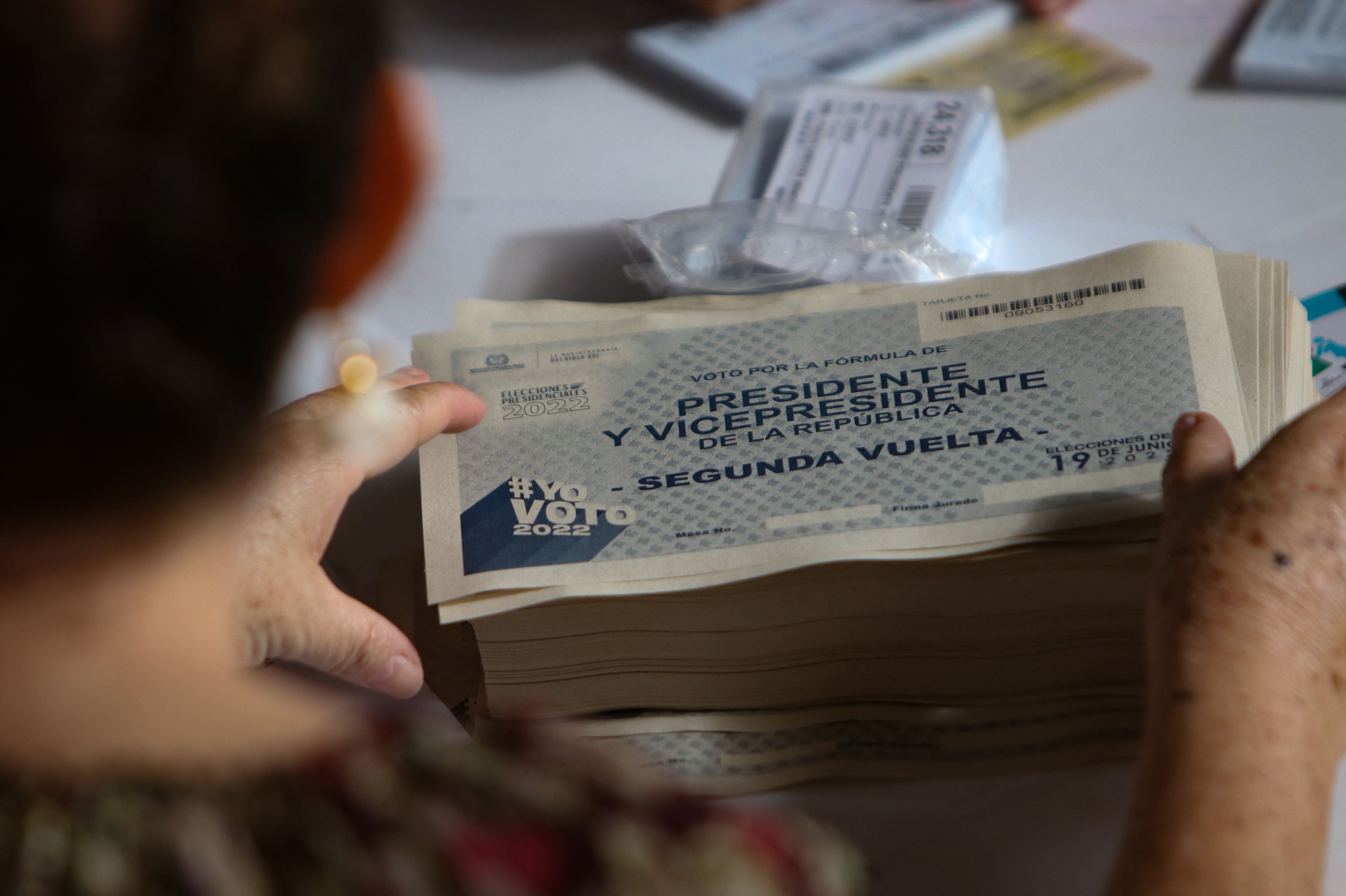 Elecciones segunda vuelta (Photo by AFP) (Photo by STR/AFP via Getty Images)