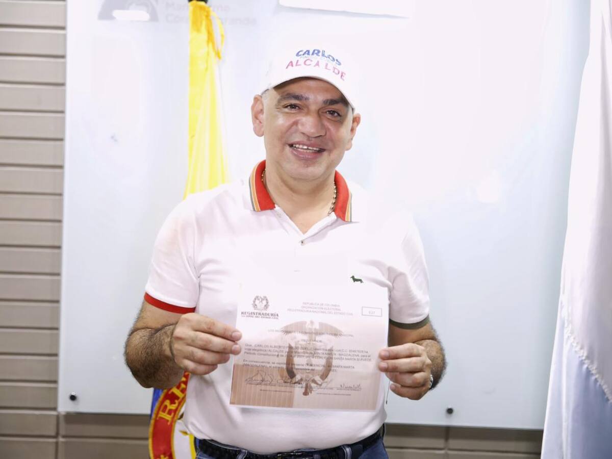 “Entre todos vamos a transformar a Santa Marta”: Carlos Pinedo, alcalde electo