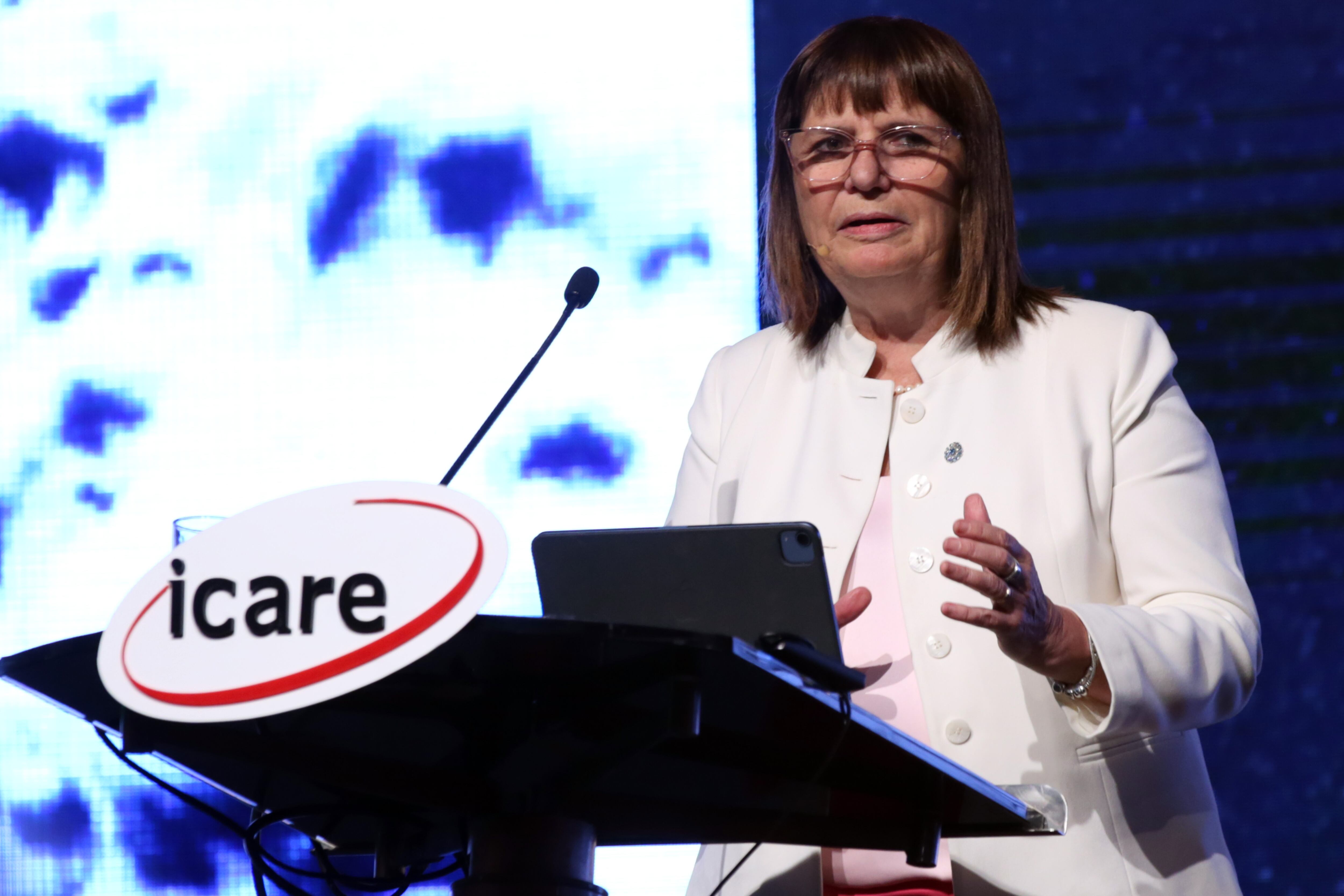 La ministra de Seguridad de Argentina, Patricia Bullrich. Foto: EFE/ Elvis González