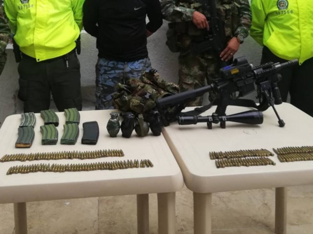 Capturado presunto jefe de disidencias de las Farc en el sur del Cauca