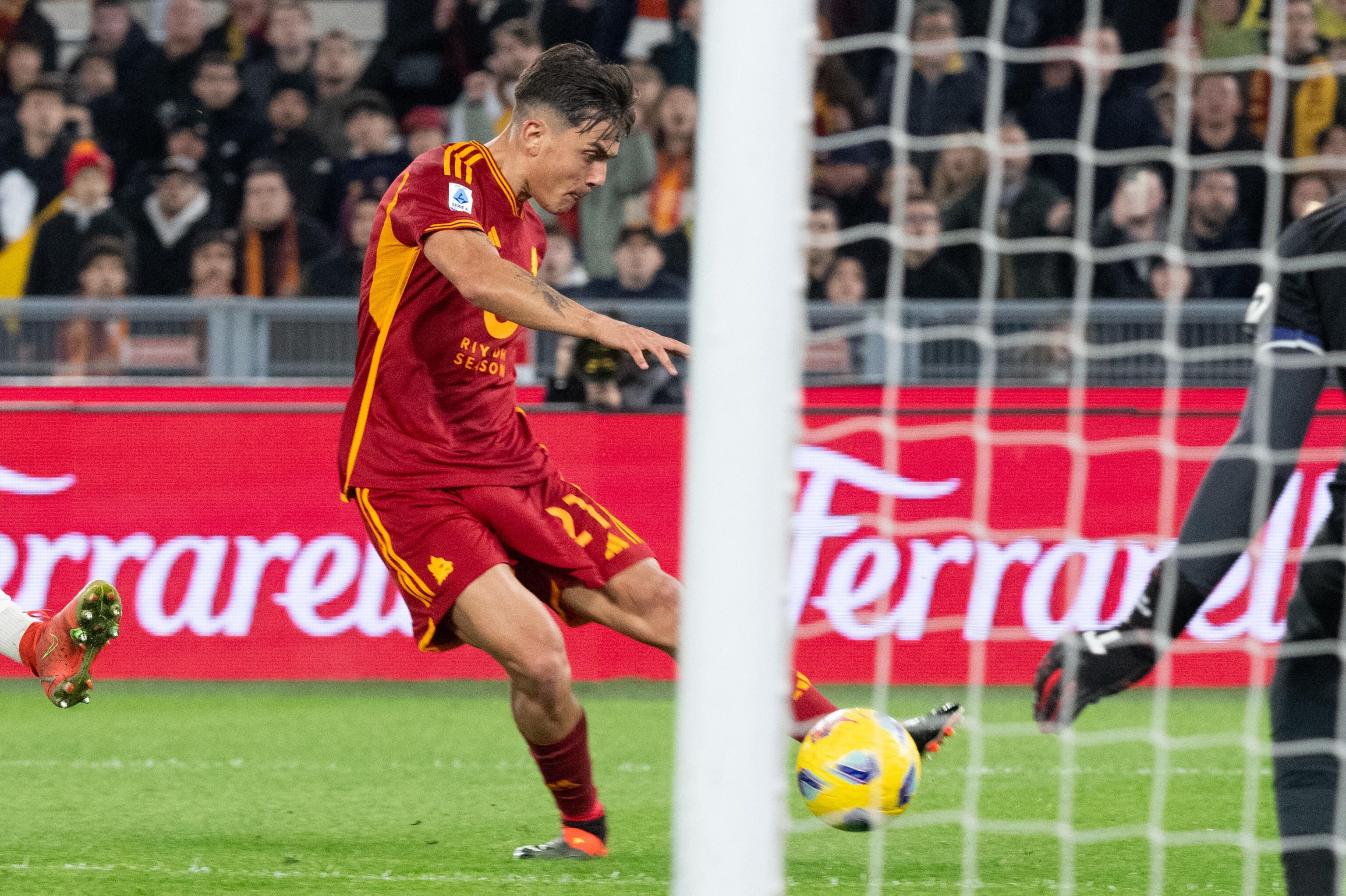 Paulo Dybala, jugador de la Roma. Foto: EFE/EPA/MAURIZIO BRAMBATTI