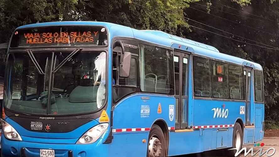 Es la segunda vez en menos de dos semanas que el servicio de transporte de Cali se enfrenta a una polémica por contenidos de tipo sexual. Foto: MIO