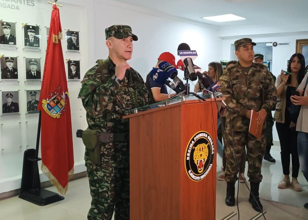 general Luis Mauricio Ospina Gutiérrez, comandante del Ejército Nacional. Foto: La W.
