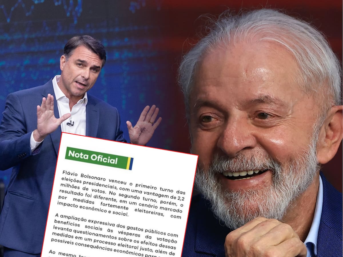 Brasil: partido de Flávio Bolsonaro reconoce la victoria de Lula da Silva