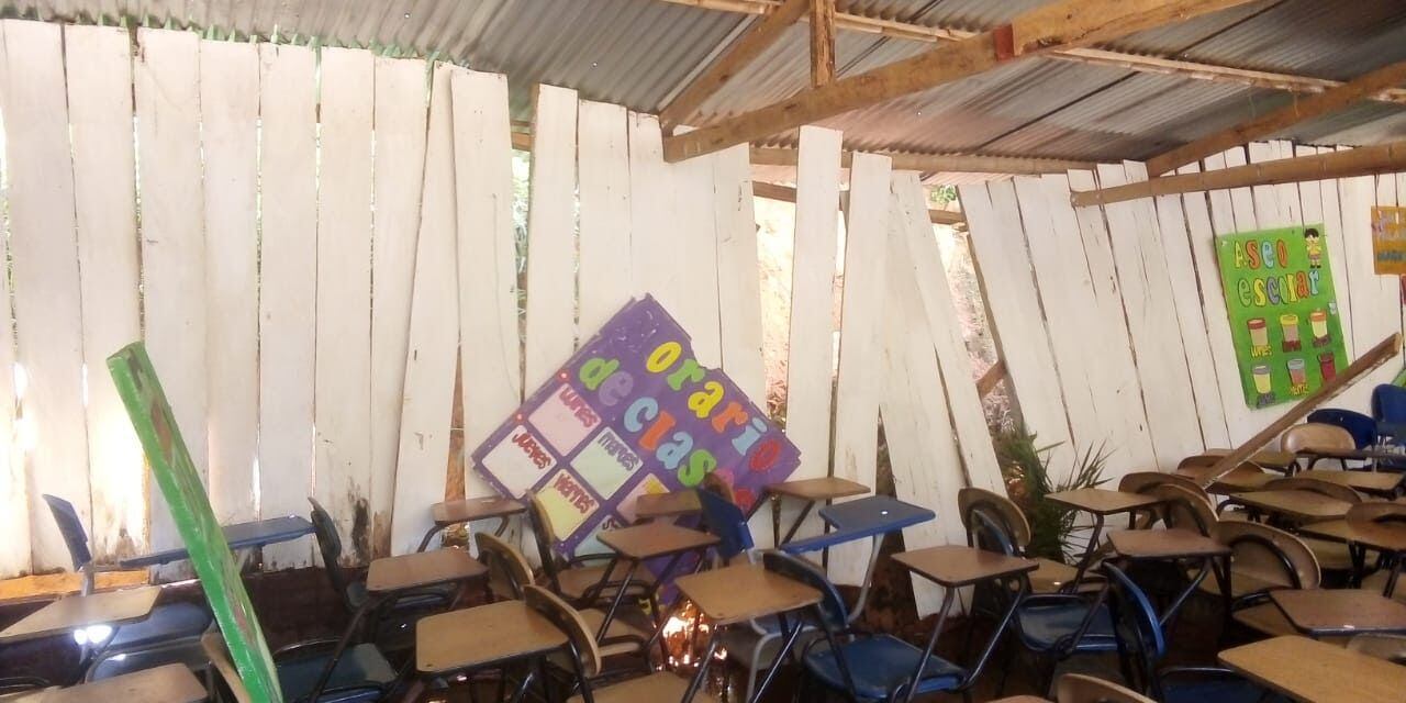 Daños en escuelas. Crédito: Gobernación de Risaralda.
