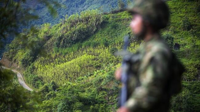 Militarizada permanece zona del sur de Córdoba ante intimidaciones de grupos ilegales. Foto: Colprensa
