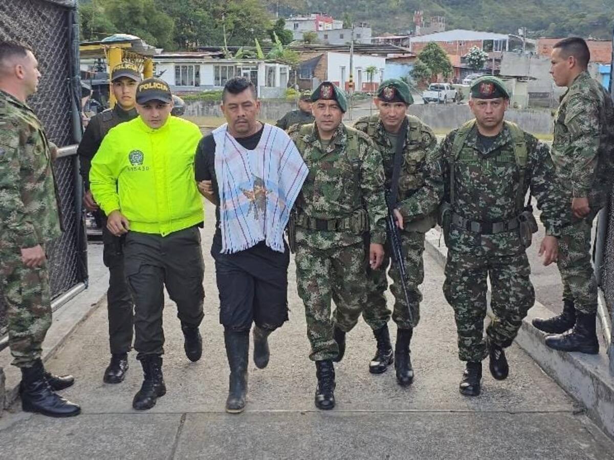 Fue capturado cabecilla de disidencias Farc señalado de la masacre de siete policías