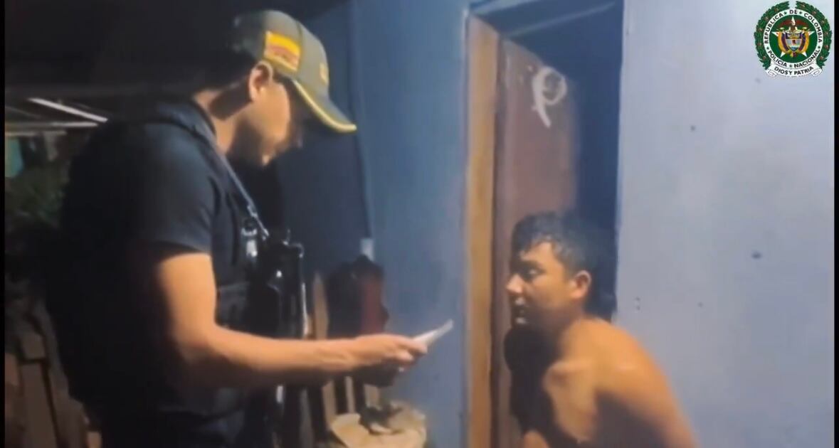 Captura de alias ‘Kiko’. Foto: Policía