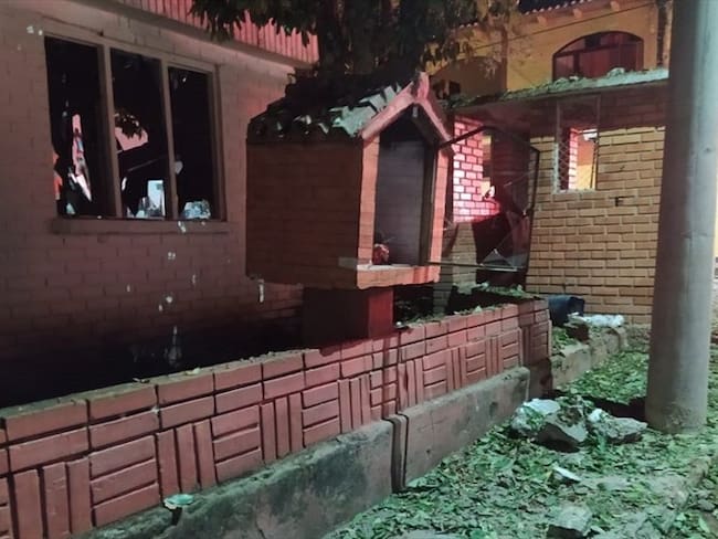 Ofrecen recompensa por atentado contra la Policía en Chinácota, Norte de Santander. Foto: Cortesía