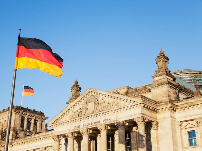 Bandera de Alemania. Foto: Getty Images.