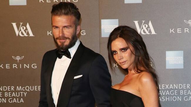 David y Victoria Beckham . Foto: Bang Media