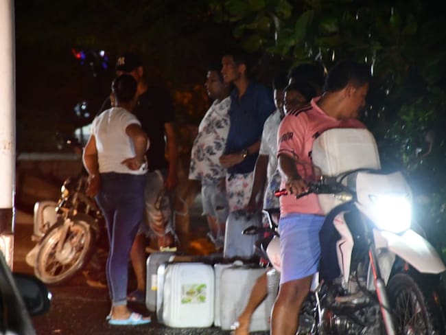 Suministro de agua: Foto: Cortesía.