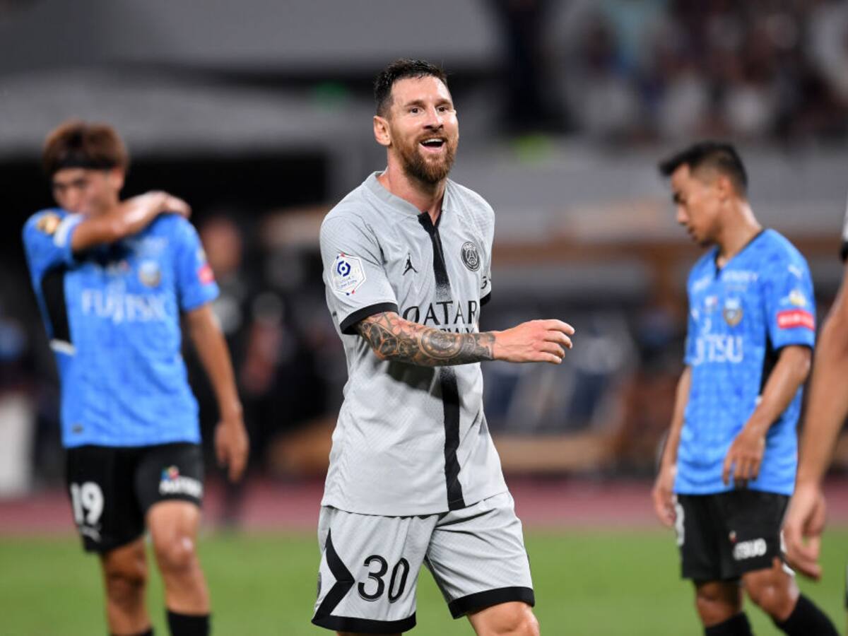 Messi le dio el triunfo al PSG en partido amistoso contra el Kawasaki Frontale