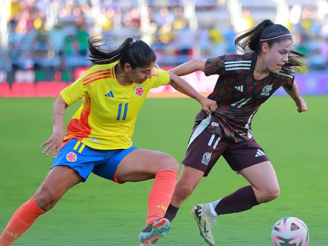 Video: con gol de Catalina Usme, Colombia venció 1-0 a México en amistoso. Foto: Twitter Selección de México Femenina.