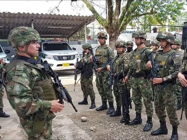 Autoridades realizan patrullaje en el municipio de Tibú, tras hostigamiento. Ejército Nacional
