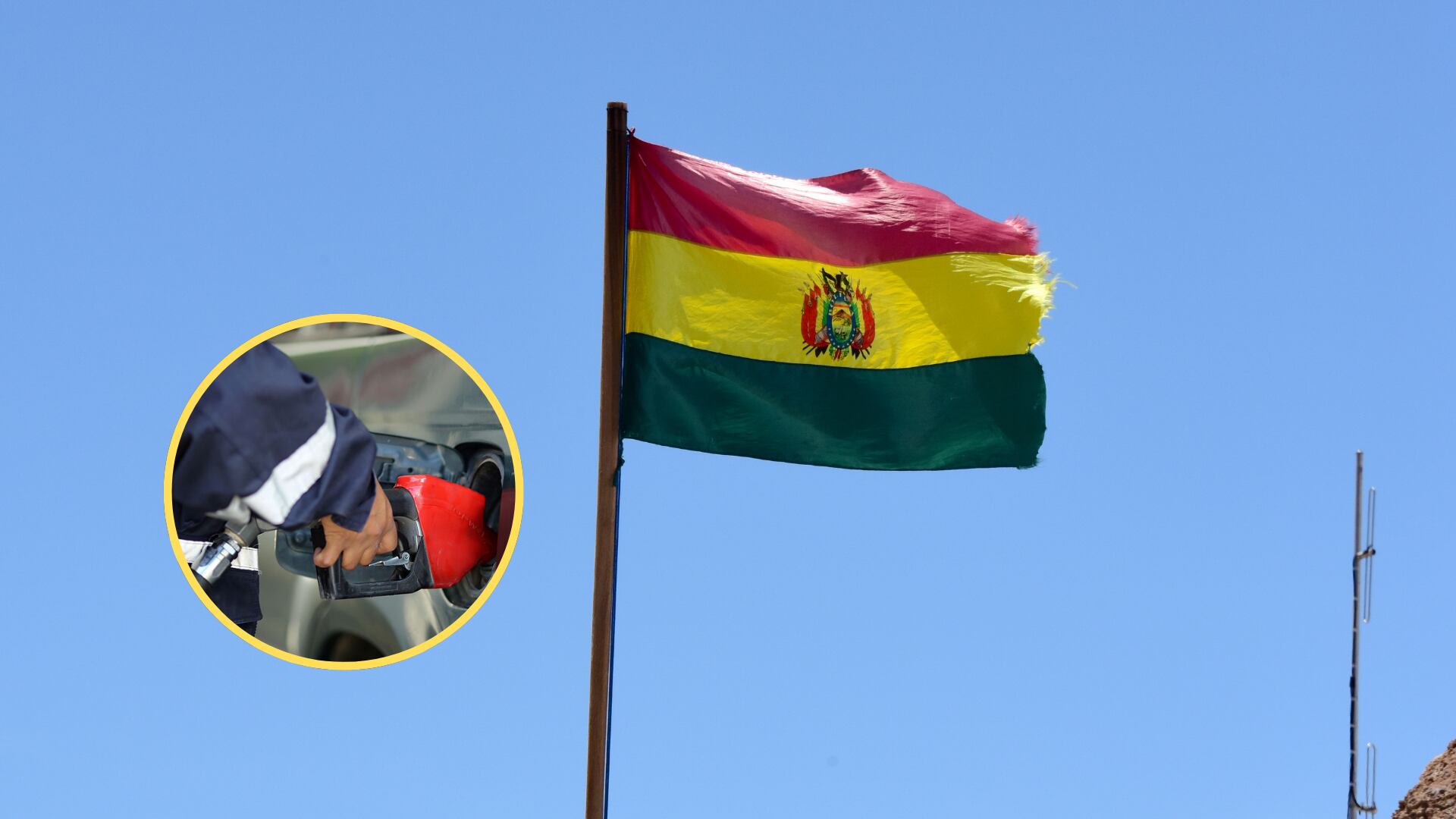 Bandera de Bolivia. Foto: Getty Images/ Gaston Brito/Getty Images