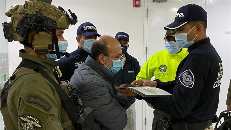 El excomandante del Bloque Norte de las Autodefensas Unidas de Colombia (Auc) Rodrigo Tovar Pupo, alias ‘Jorge 40’, volvió a territorio colombiano.. Foto: Cortesía