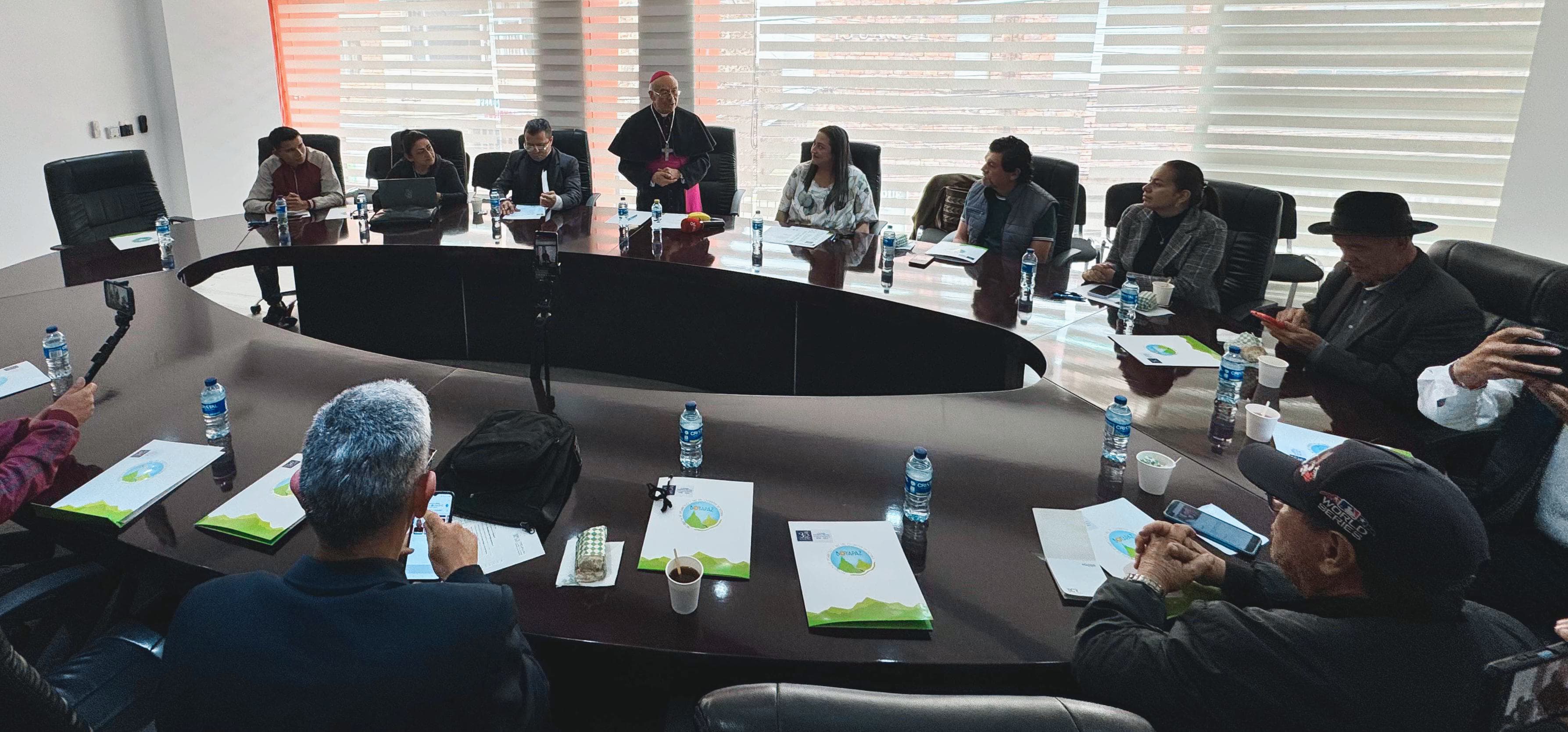 Luis Felipe Sánchez Aponte, obispo de la Diócesis de Chiquinquirá, Boyacá, encabezará la conmemoración de los 35 años de la firma de paz en el occidente de Boyacá / Foto: W Radio.