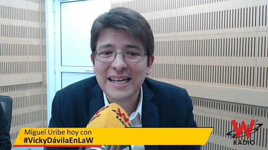 Miguel Uribe Turbay, aspirante al a Alcaldía de Bogotá. Foto: La WCon Vicky Dávila