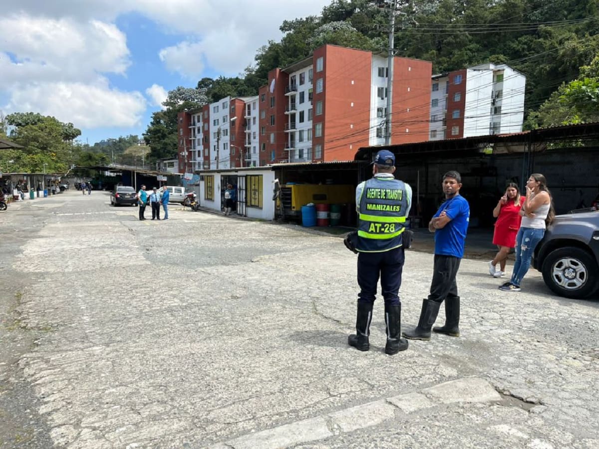 Desalojan un predio del barrio Minitas de Manizales por una orden judicial