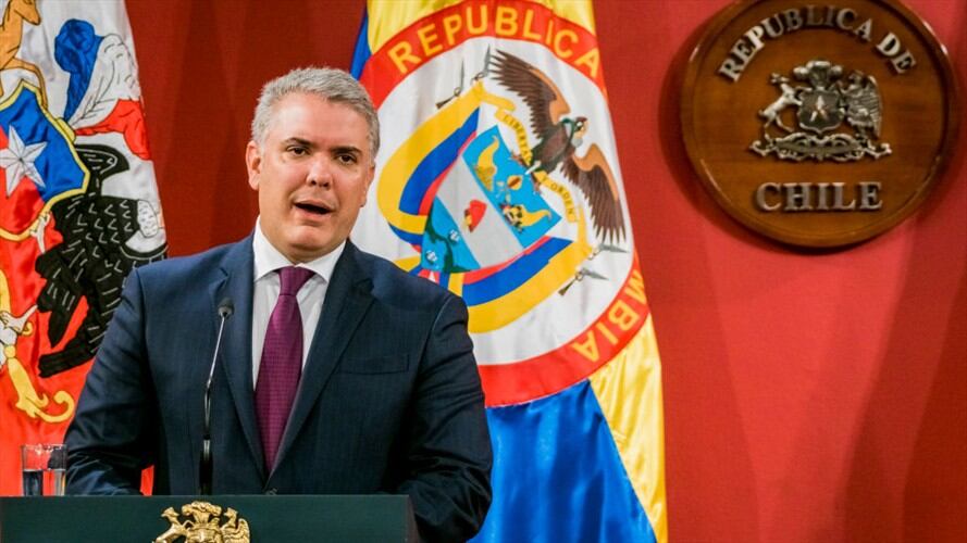 El presidente Iván Duque hizo un llamado a los países de la región para que acojan a los cerca de mil militares venezolanos y 400 de sus familiares que han desertado. Foto: Getty Images