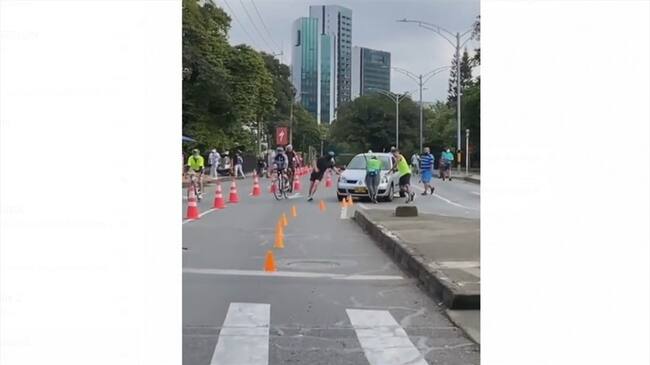 Conductora ebria en Medellín. Foto: Cortesía Guardianes Antioquia.