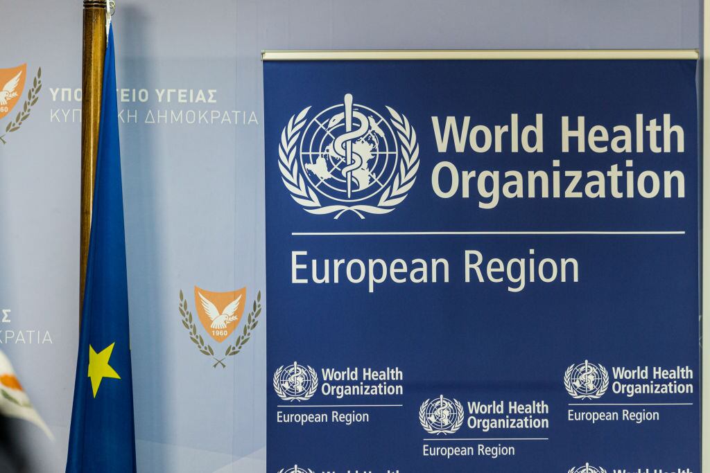 Organización Mundial de la Salud para Europa. I Foto: Kostas Pikoulas/NurPhoto via Getty Images.