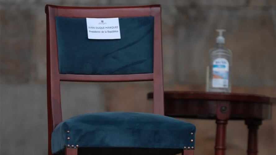 Silla vacía de Duque . Foto: Cortesía