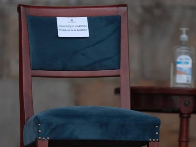 Silla vacía de Duque . Foto: Cortesía